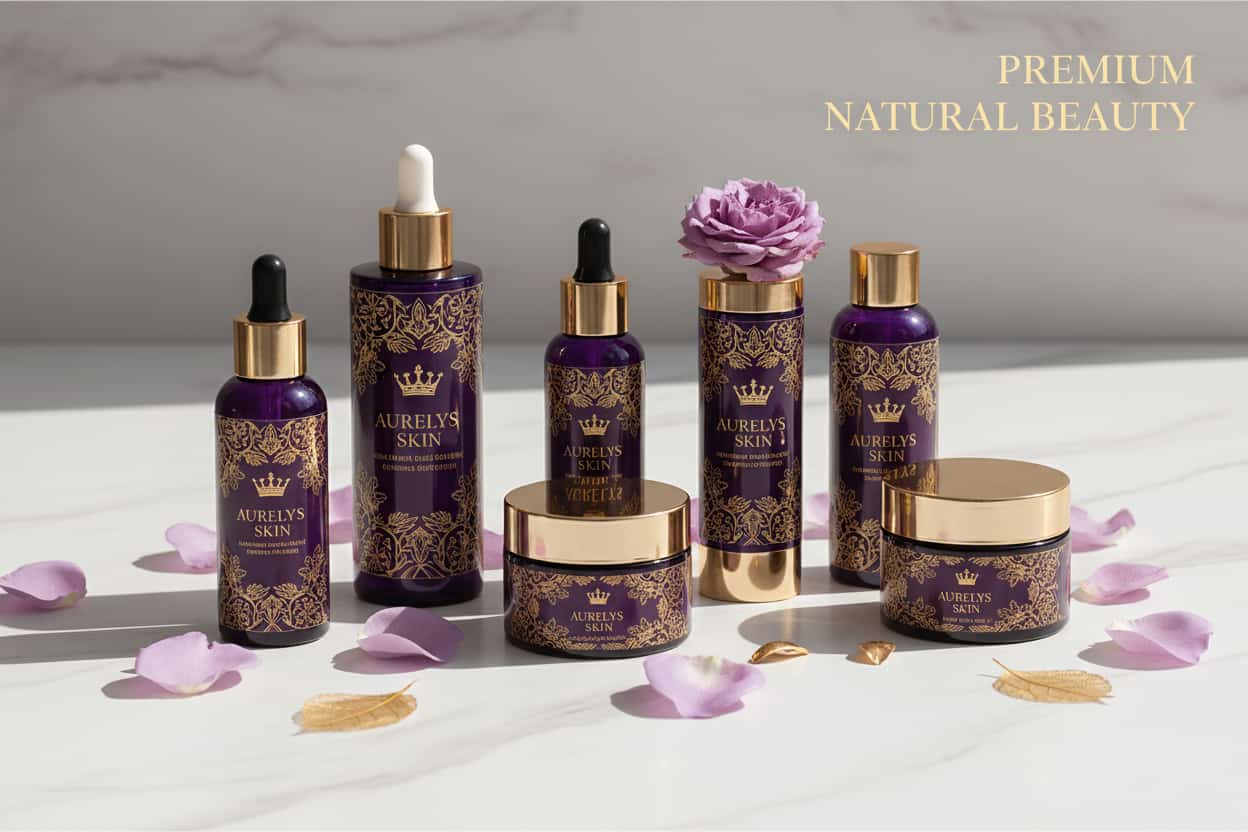 How to use AURELYS skin products - premium natural beauty skincare collection with serums creams and oils