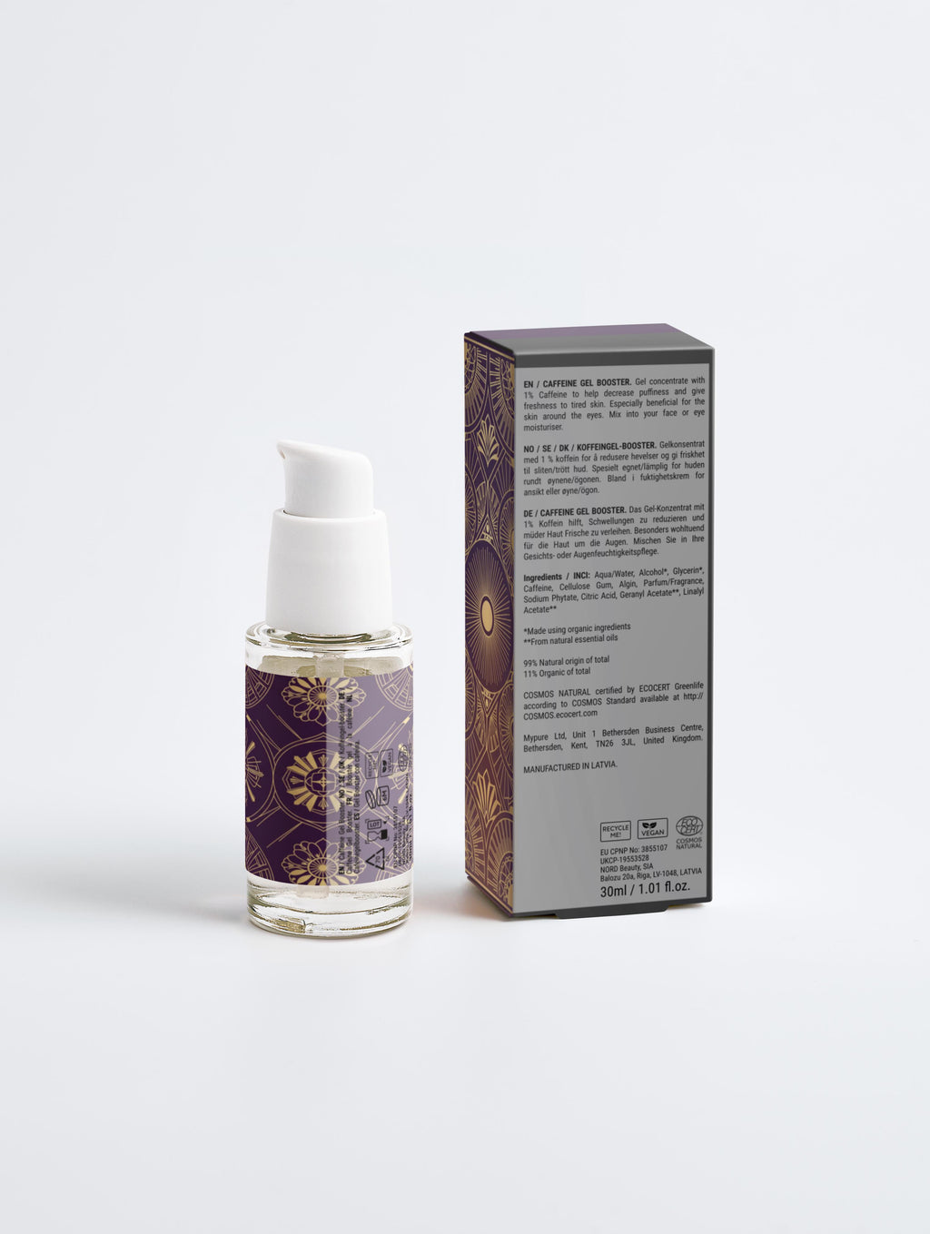 Caffeine Eye Gel | Under Eye Gel Booster for Dark Circles